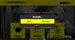 Desktop Screenshot of morgenwerk.nl